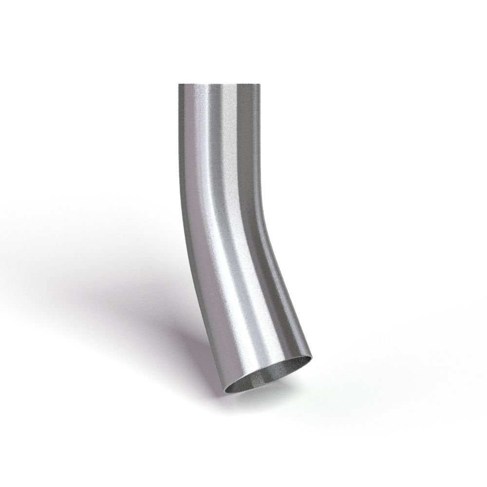 Колено трубы D150 оцинковка