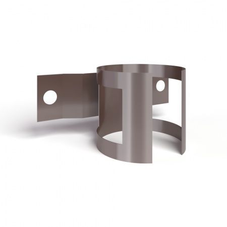 Держатель трубы D100 (на дерево) RAL8017