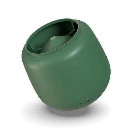 Колпак для трубы Ø110 мм зеленый