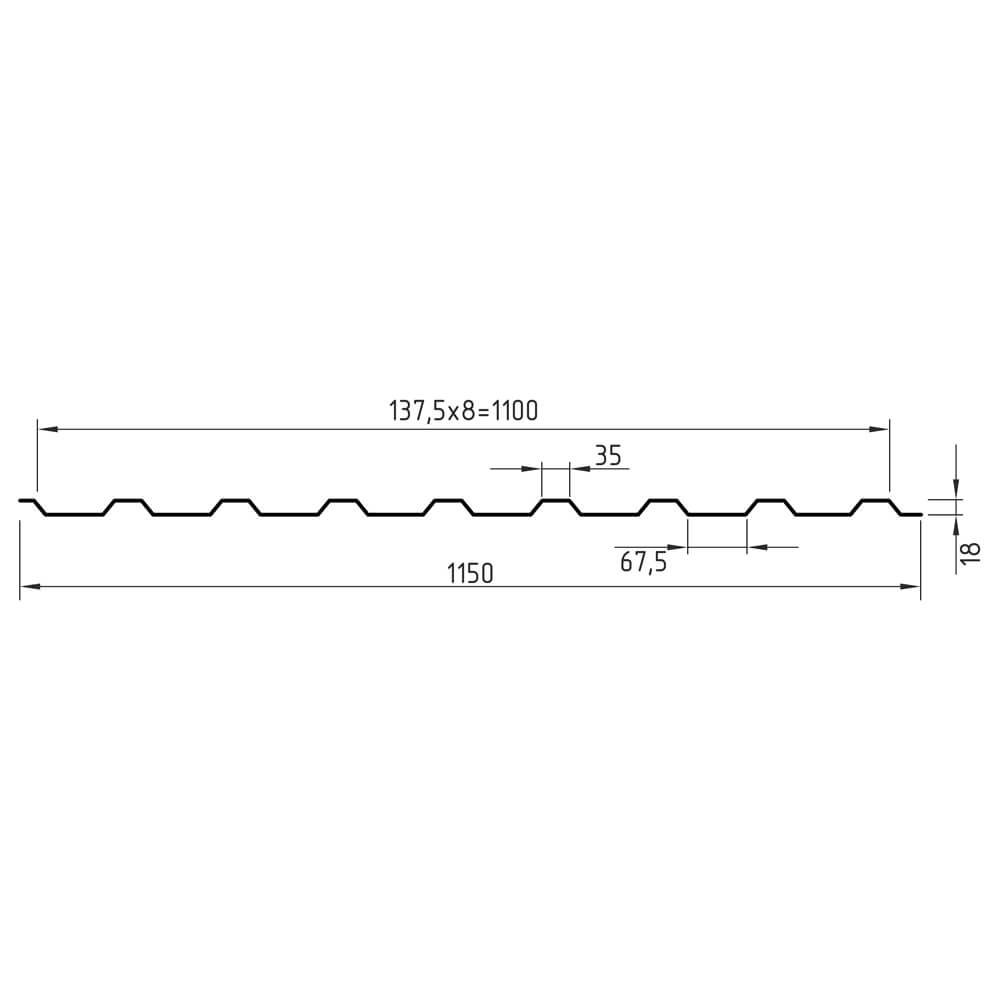 Профнастил МП-20