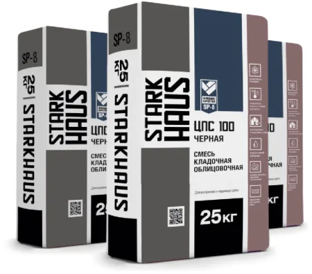 Смесь кладочная STARKHAUS ЦПС-100 черная 25 кг