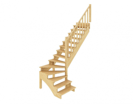 Лестница К-001м/1 без подступенков П бук