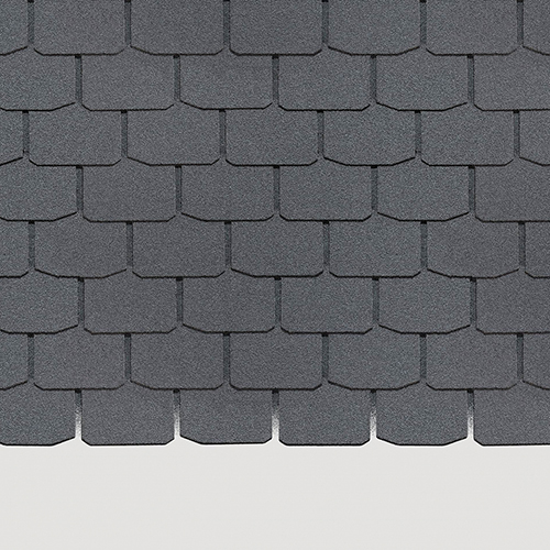 Гибкая черепица Docke Standart Крона Серый
