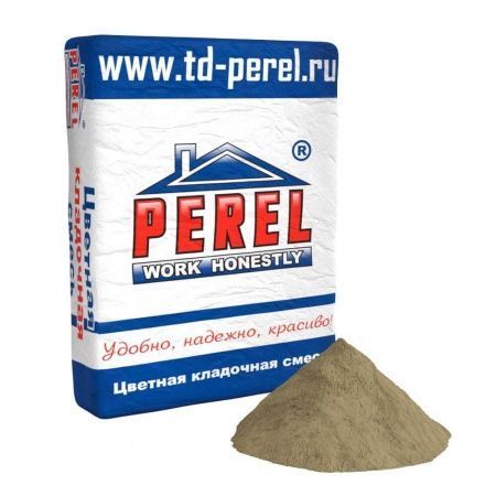 Смесь кладочная цветная Perel NL серый 0110 50 кг