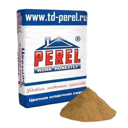 Смесь кладочная цветная Perel SL светло-коричневый 0045 50 кг