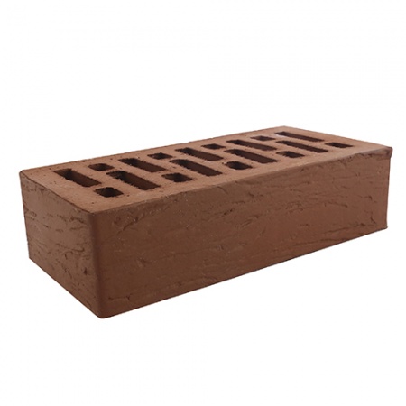 Кирпич лицевой Строма 1НФ коричневый рустик