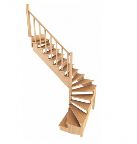 Лестница К-003м/5 без подступенков Л бук