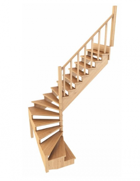 Лестница К-003м/5 без подступенков П бук