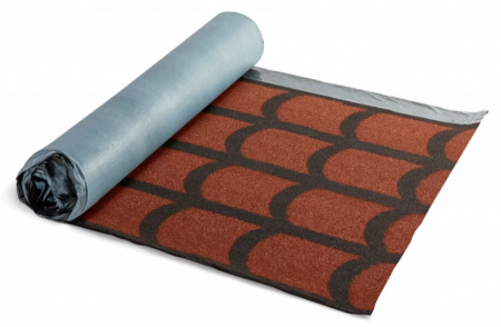 Рулонная гибкая черепица Технониколь Классическая красный