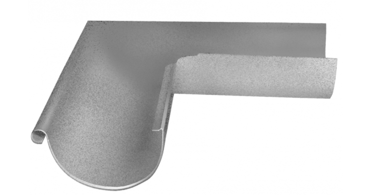 Угол желоба внешний 90º Aluzinc 125*90мм