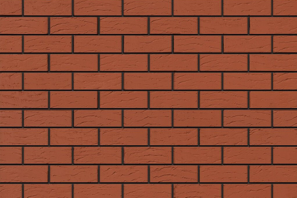 Белебеевский кирпич лицевой 1.4НФ красный рустик