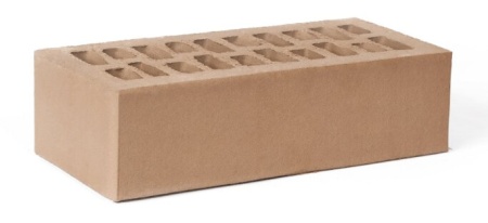 Ижевский кирпич лицевой 1НФ Капучино Премиум (молочн.шоколад) гладкий