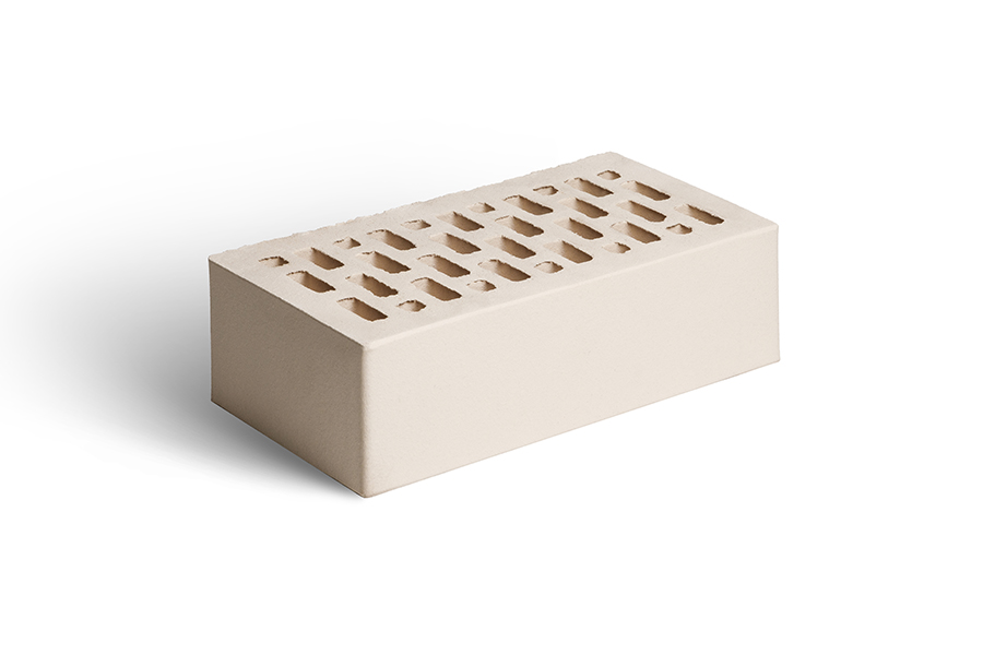 Саранский кирпич лицевой 1НФ белый гладкий