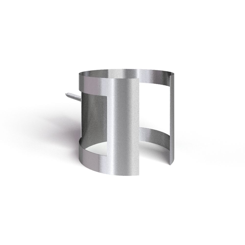 Держатель трубы D150 (саморез) оцинковка