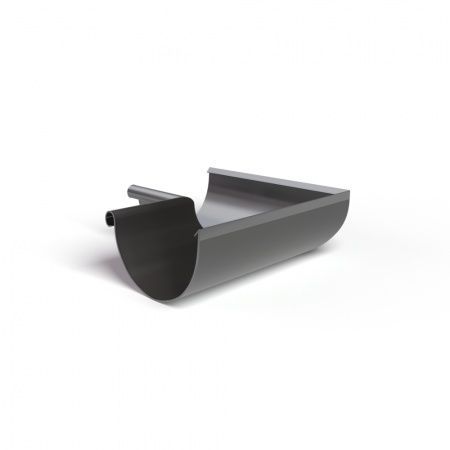 Угол желоба внутренний D125/100 RAL9005