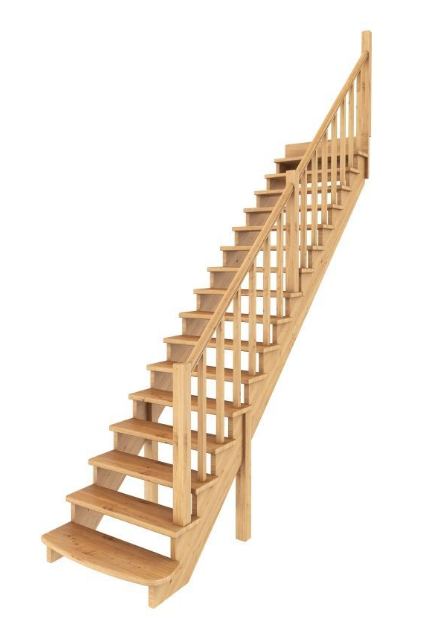 Лестница К-020у сосна