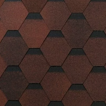 Гибкая черепица Технониколь Оптима Красный