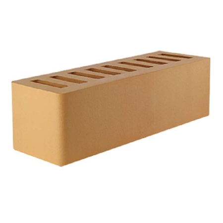 Кирпич лицевой Старый Оскол 0,9НФ солома гладкий