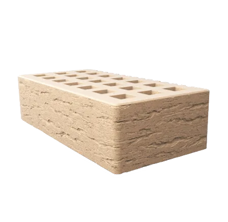 Саранский кирпич лицевой (СЗЛК) 1НФ слоновая кость ольха2