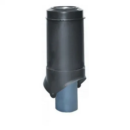 Выход канализации Pipe-VT 110/125 NEW изолированный черный
