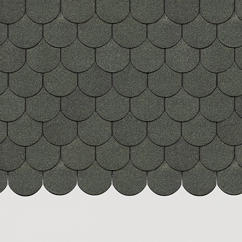 Гибкая черепица Docke Standart Кольчуга Зеленый