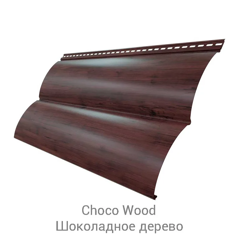 Сайдинг металлический Блок-хаус New Colority Print dp 0.45/30