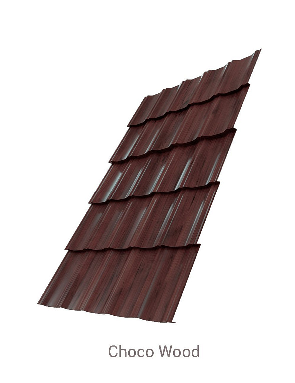 Металлочерепица Kvinta plus Стальной бархат 0.5